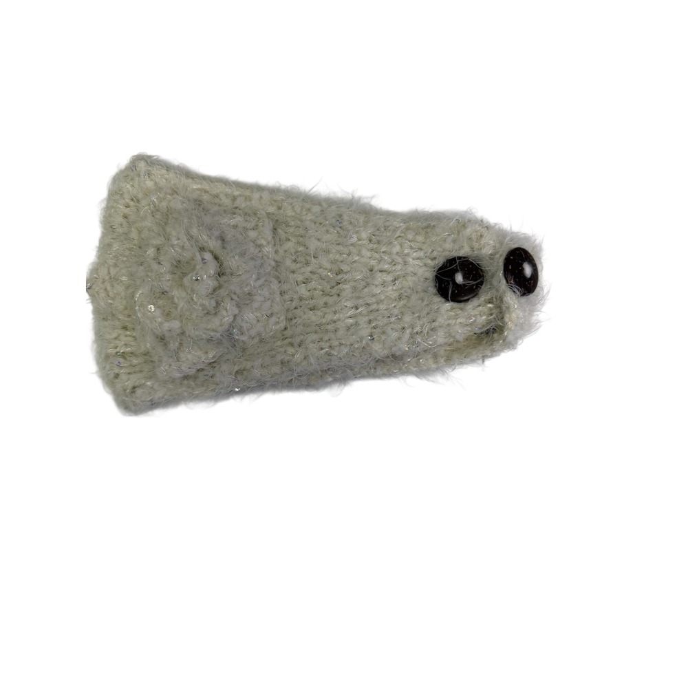 David‎ & Young Knit Headband with Buttons, Cream Color, Women's Accessory